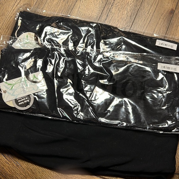 C’est Moi Bamboo Fleece Lined Leggings Black - Picture 2 of 2